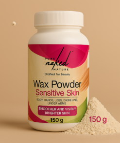 PURE NAKED NATURE Hair Removal Waxing Powder for Clear Smooth Skin with Goodness of Aloe Vera - 150gm (Pack of 1)