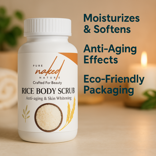 Rice foaming body scrub  (powder base ) - Image 3