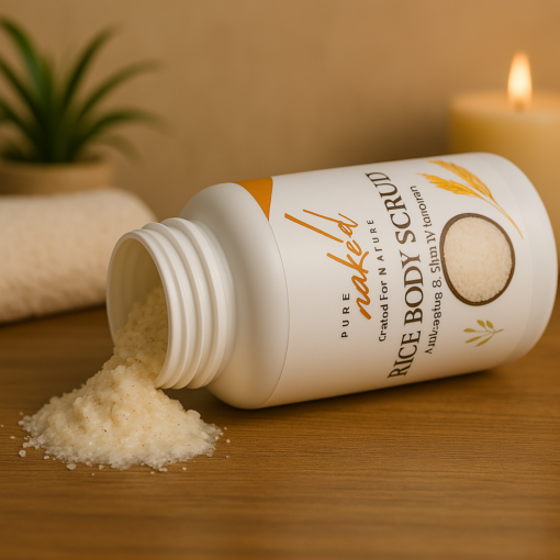 Rice foaming body scrub  (powder base ) - Image 11