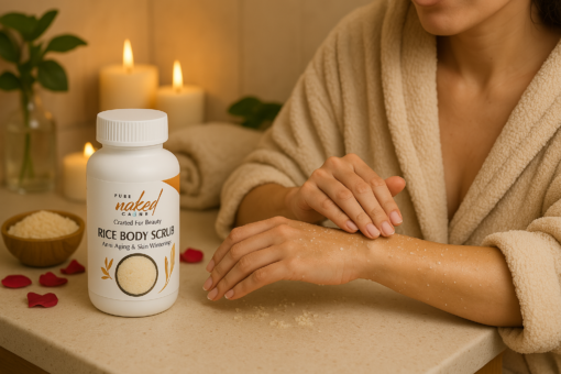 Rice foaming body scrub  (powder base ) - Image 4