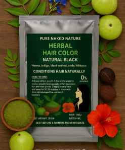 Instant herbal hair dye ( black ) 20GM  SILVER POUCHES
