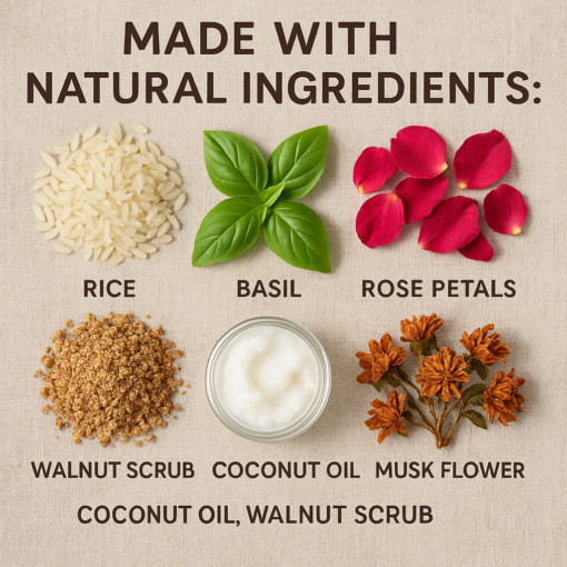 Rice foaming body scrub  (powder base ) - Image 5