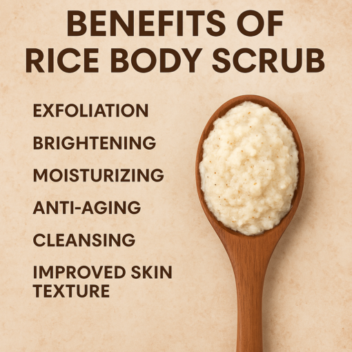 Rice foaming body scrub  (powder base ) - Image 8