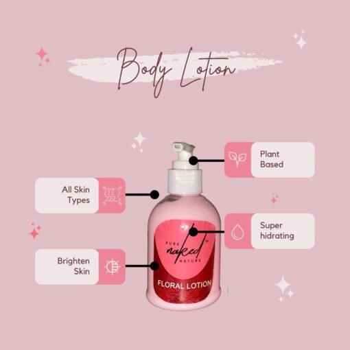 Rose body lotion