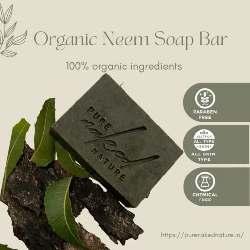 Neem Cold Process Soap Bar 100gm - Image 3