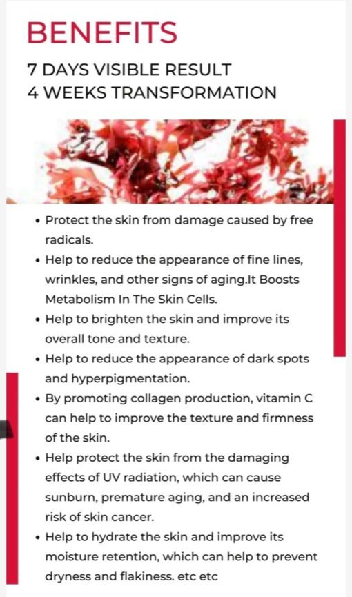 3% ASTAXANTHIN 10% VITAMIN C AMPOULES 30 ml - Image 8