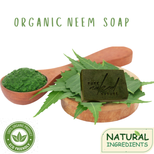 Neem Cold Process Soap Bar 100gm - Image 2