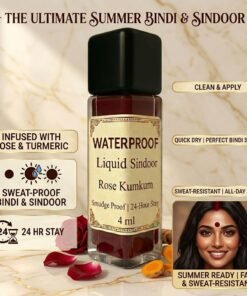 Alternative view of Heritage Naturals Waterproof Liquid Sindoor - Rose Kumkum Maroon, 4ml | 24Hr Stay