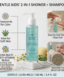 PURE NAKED NATURE GENTEL BABY SHOWER GEL + SHAMPOO 100ML